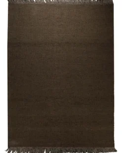 Dedon Outdoor Handwebteppich uni braun 160x230 cm