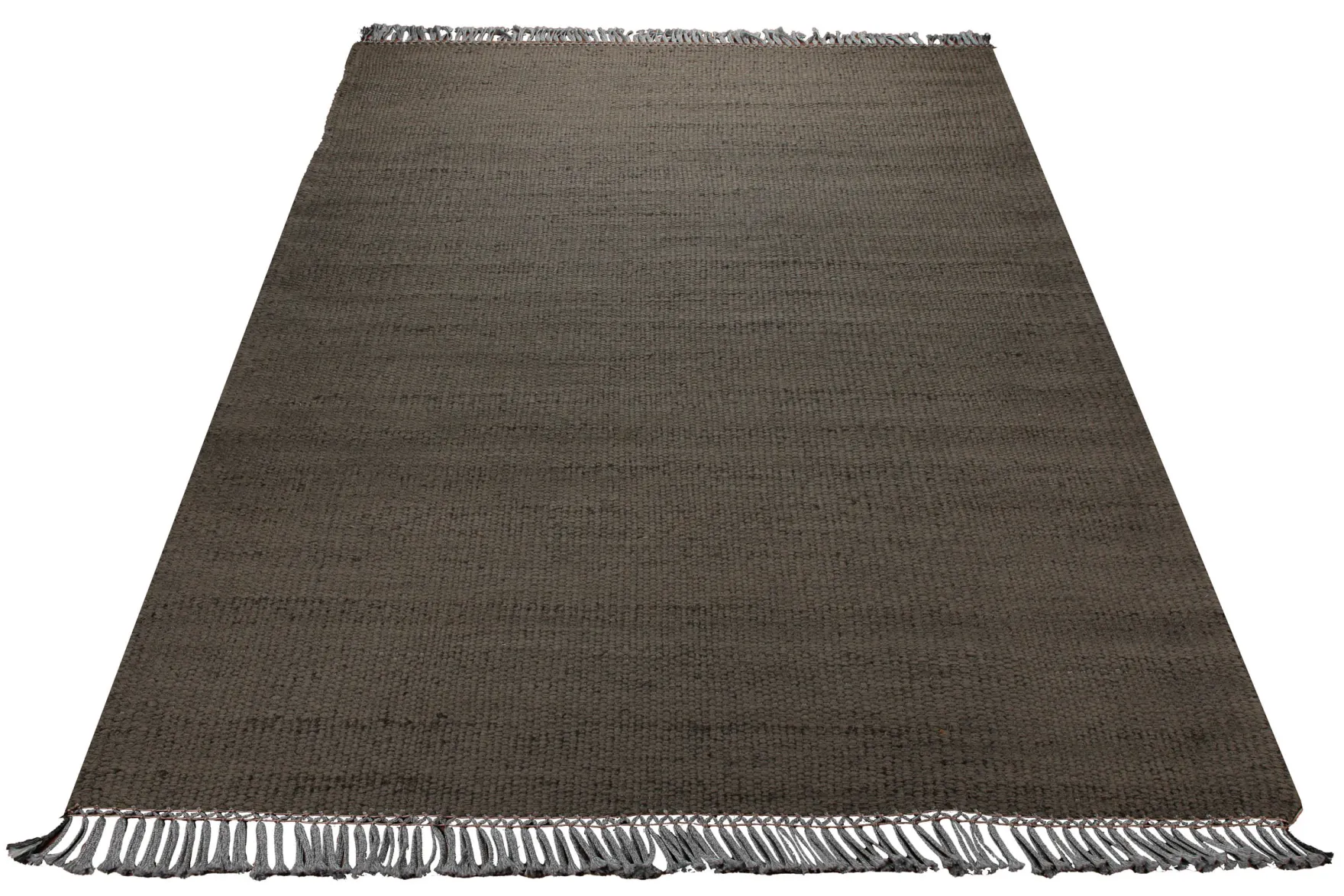 Dedon Outdoor Handwebteppich uni taupe 160x230 cm