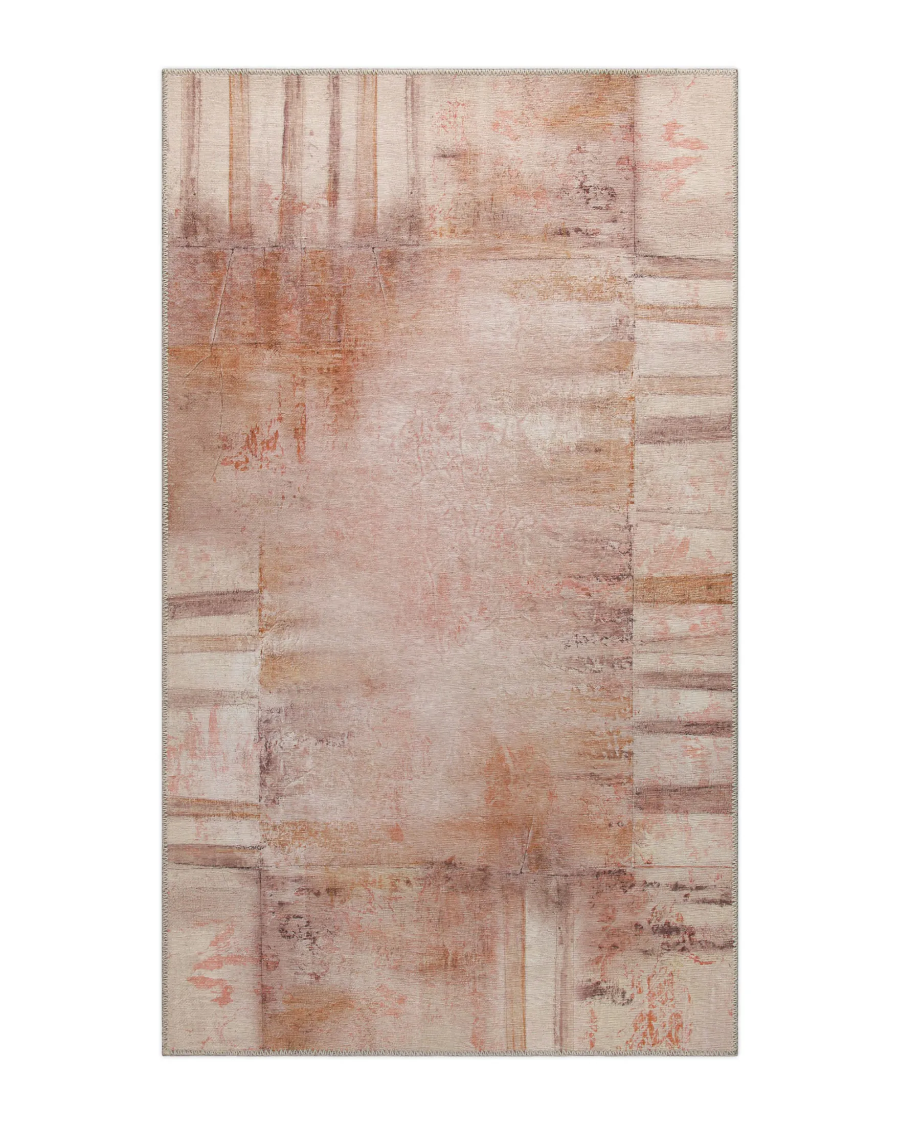 Esprit Flachgewebeteppich Beige Rot "Maui"
