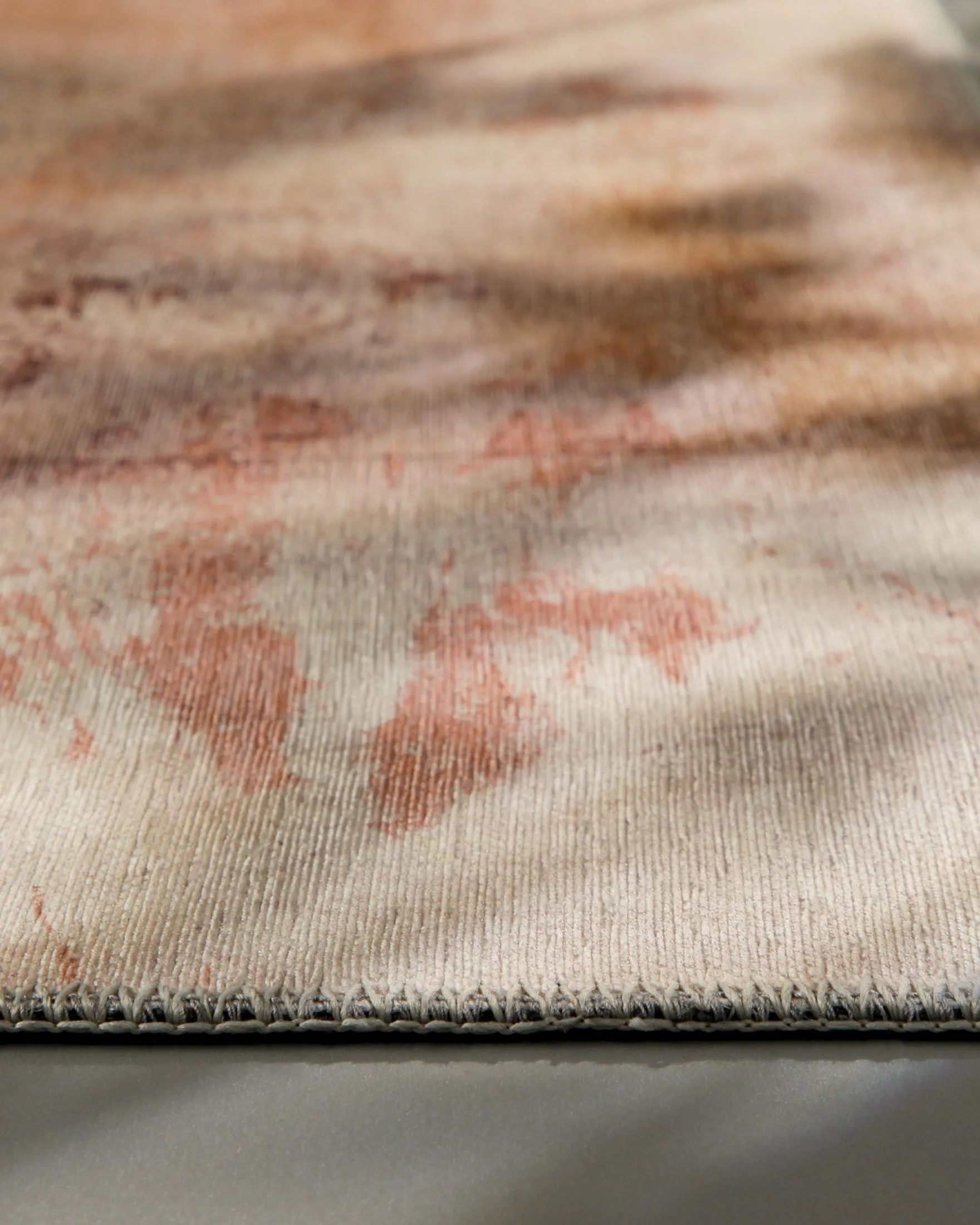 Esprit Flachgewebeteppich Beige Rot "Maui"