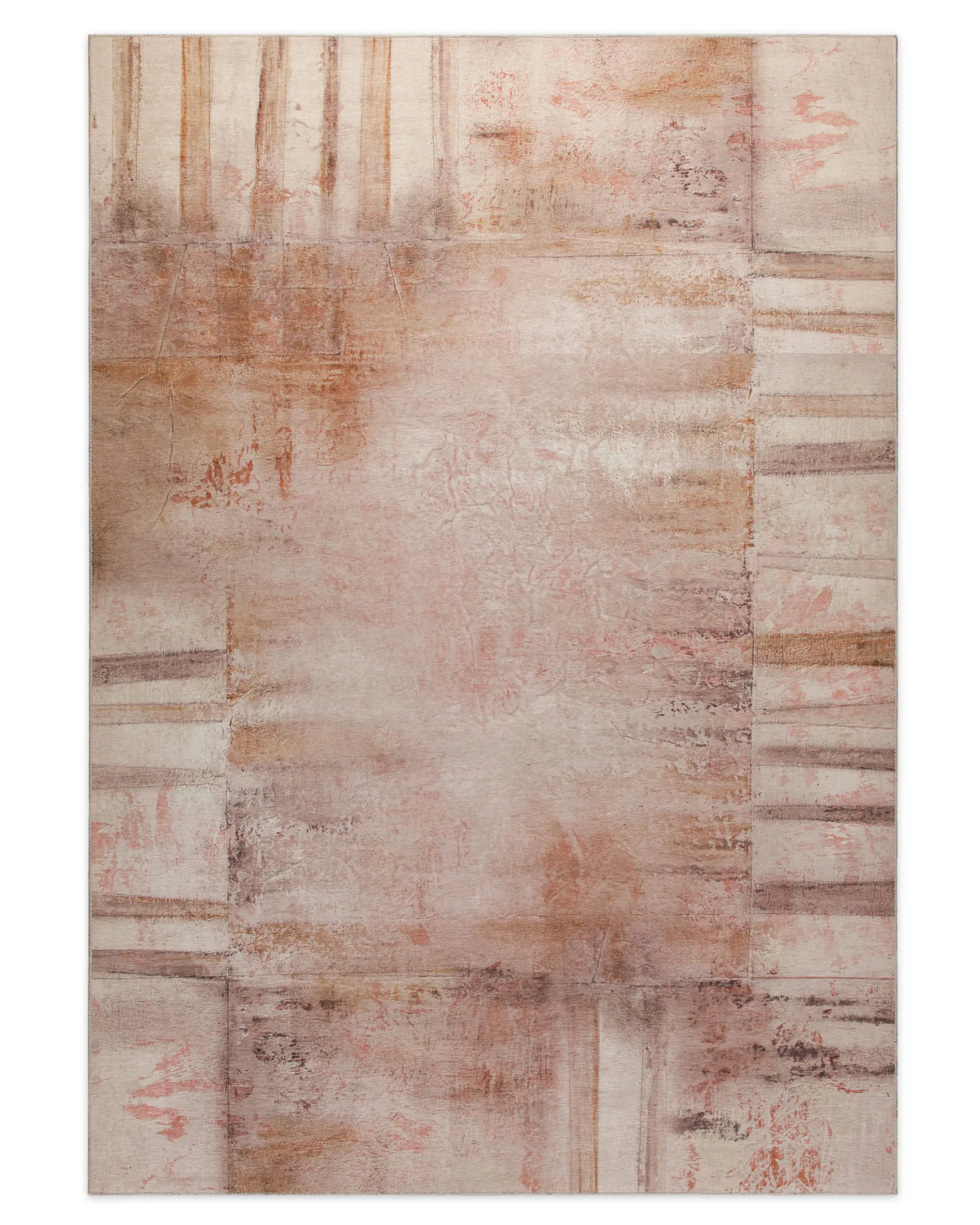 Esprit Flachgewebeteppich Beige Rot "Maui"