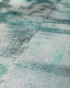 Esprit Flachgewebeteppich Blau Multi