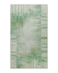 Esprit Flachgewebeteppich Grün Multi