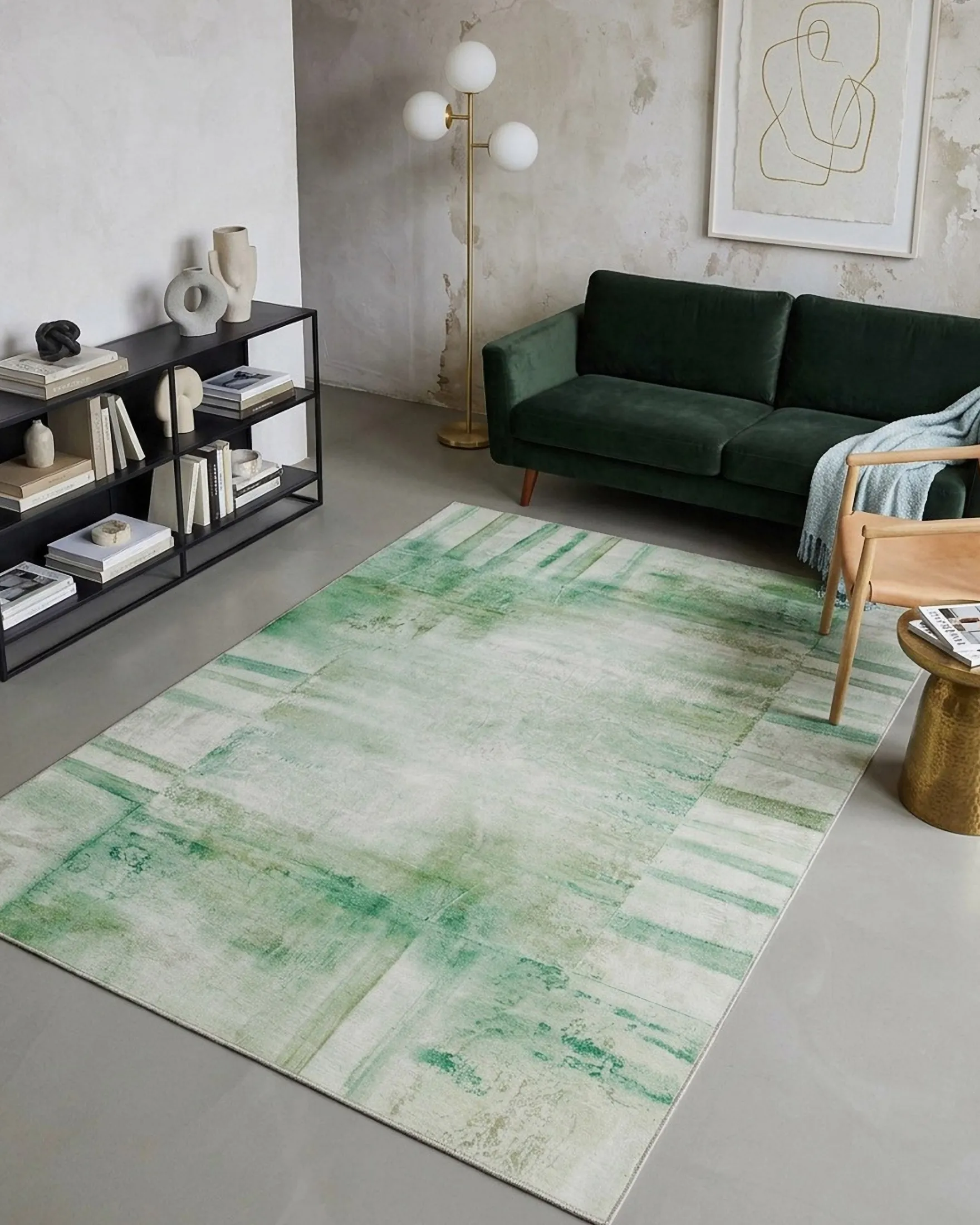 Esprit Flachgewebeteppich Grün Multi "Maui"