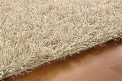 Esprit Hochflor Teppich Beige Gold