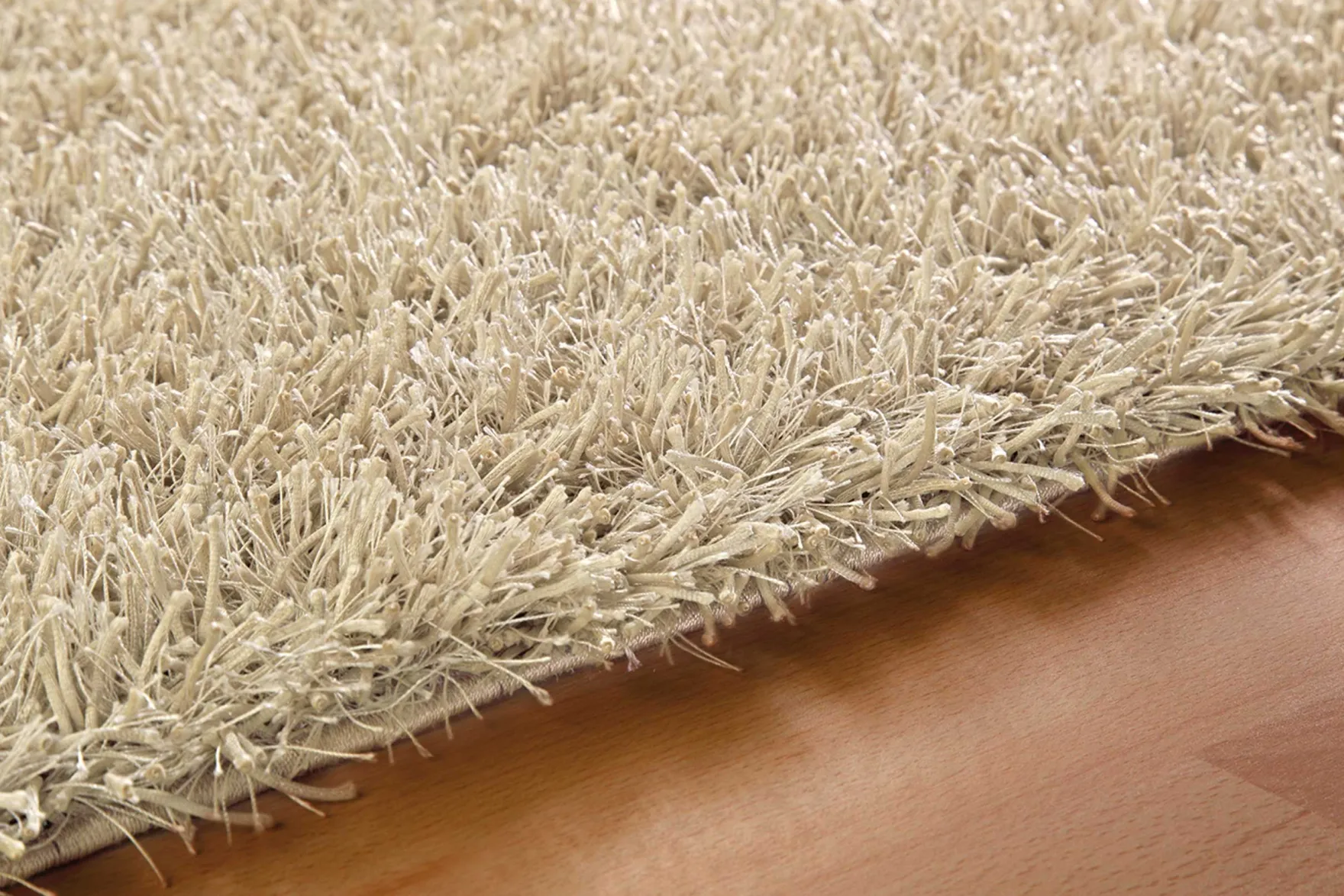 Esprit Hochflor Teppich Beige Gold "Cool Glamour"