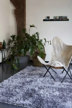 Esprit Hochflor Teppich Grau