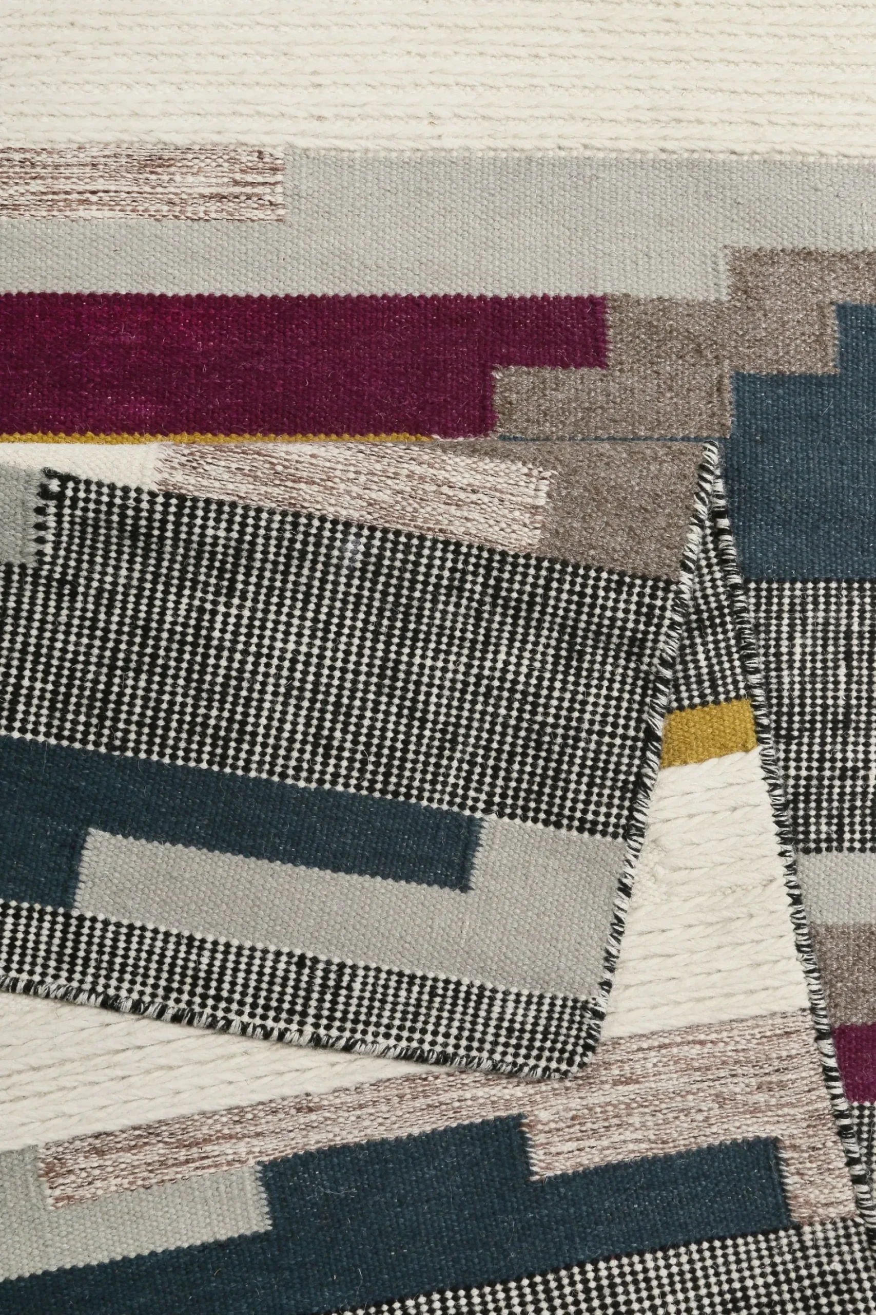 Esprit Kelim Beige Bunt aus Wolle "Natham"