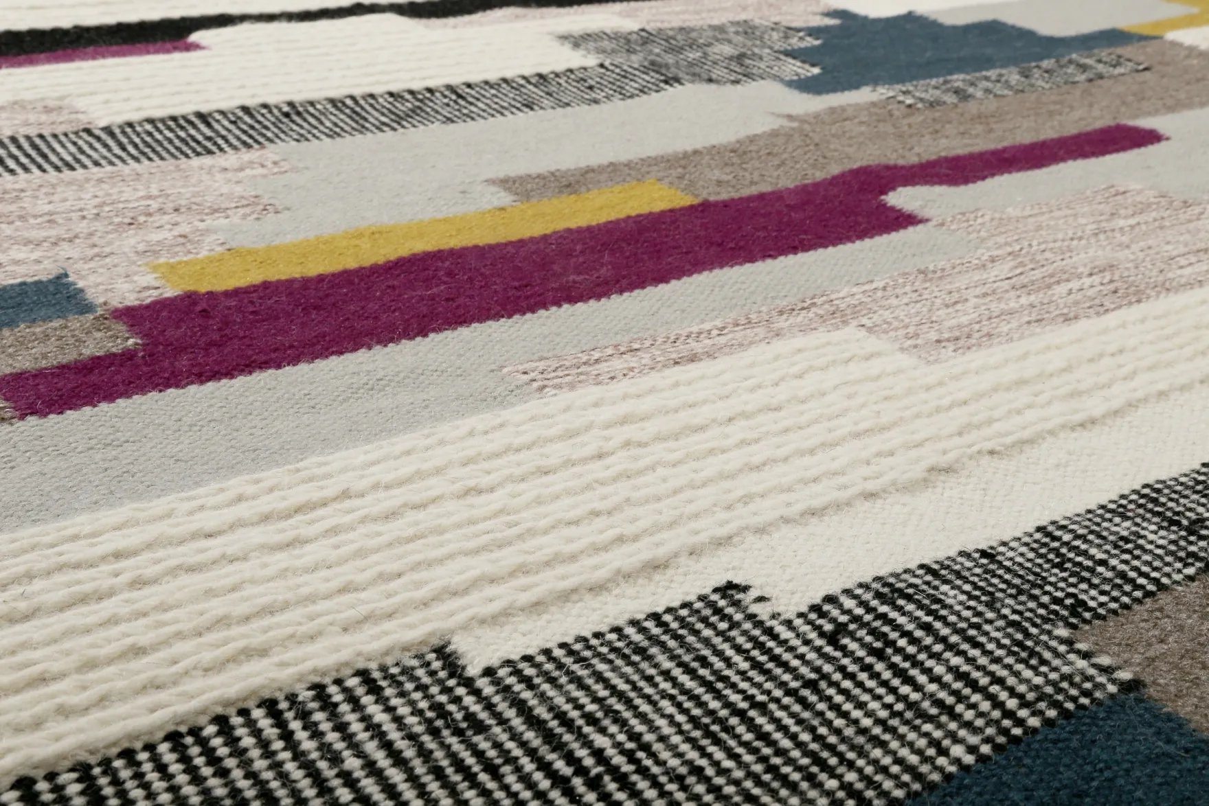 Esprit Kelim Beige Bunt aus Wolle "Natham"