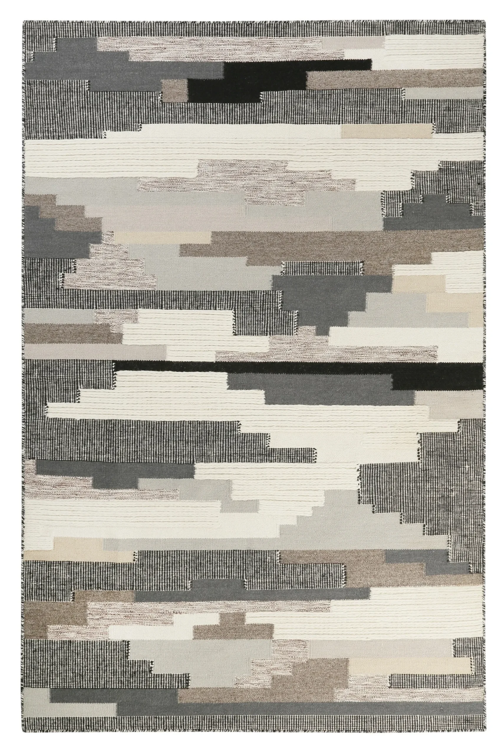 Esprit Kelim Beige Taupe aus Wolle "Natham"