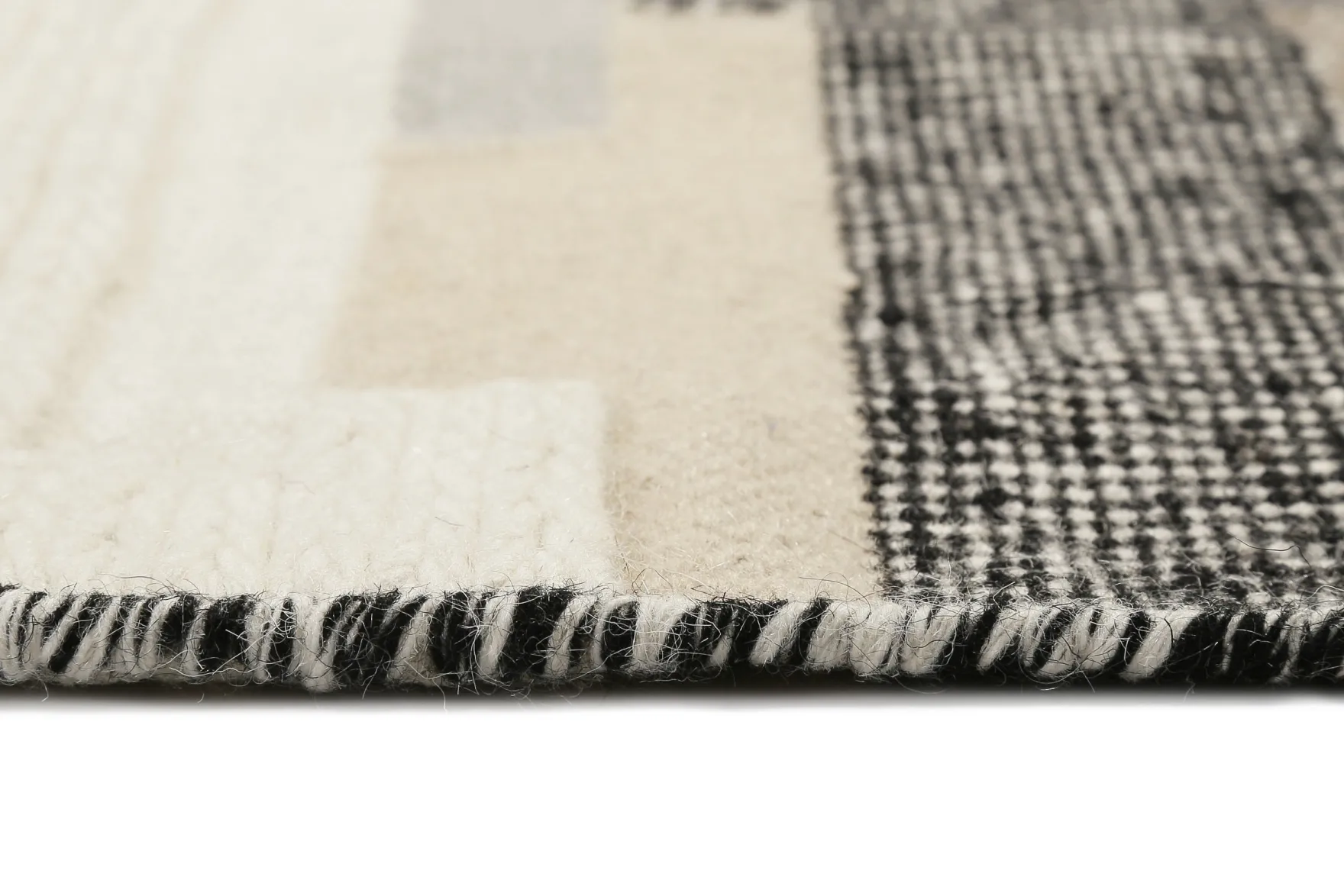 Esprit Kelim Beige Taupe aus Wolle "Natham"