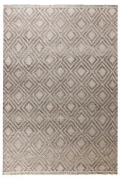 Esprit Kelim Teppich Beige Braun
