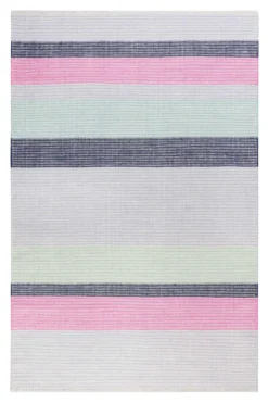 Esprit Kelim Teppich Blau Pink aus Wolle "Makon Kelim"