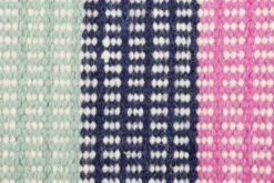 Esprit Kelim Teppich Blau Pink aus Wolle