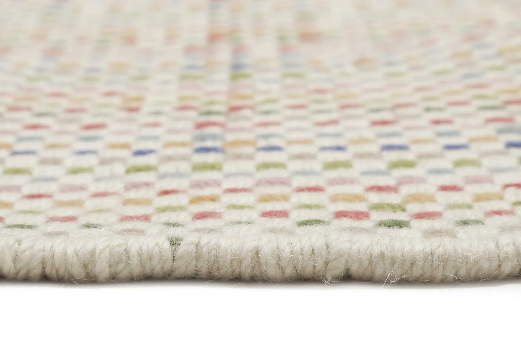 Esprit Kelim Teppich Bunt aus Wolle "Kids Durrie"