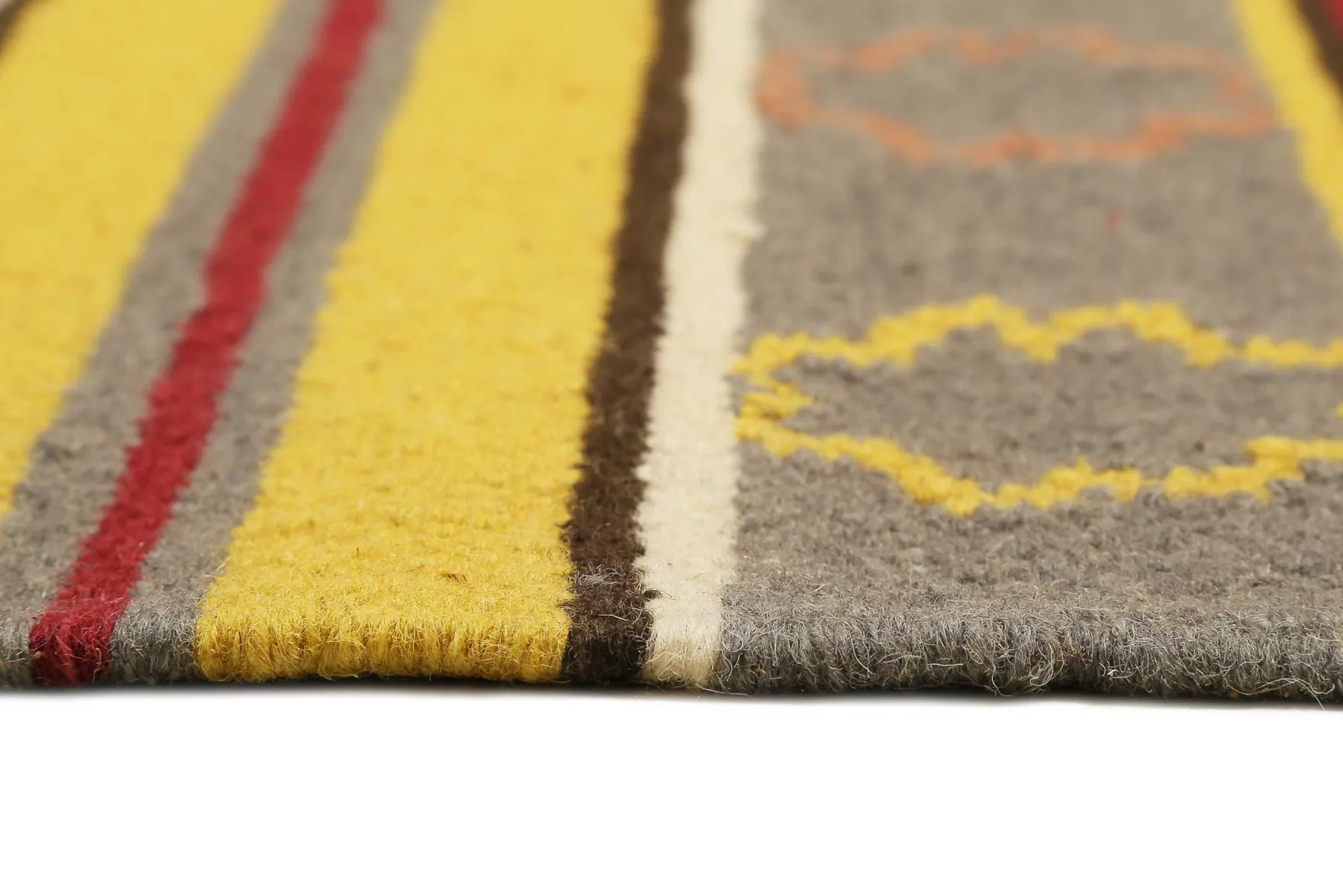 Esprit Kelim Teppich Bunt aus Wolle "Mahal"