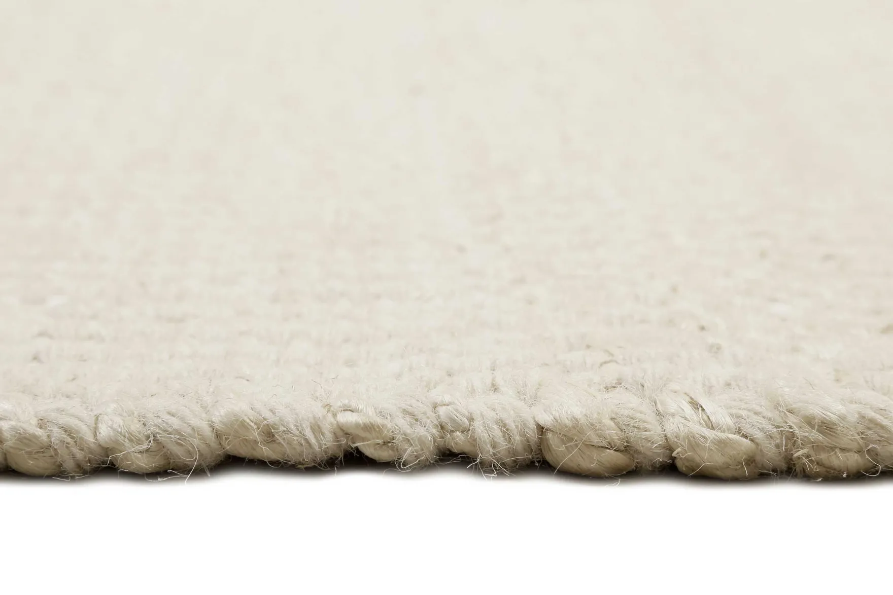 Esprit Kelim Teppich Creme Weiß aus Jute & Wolle "Gobi"