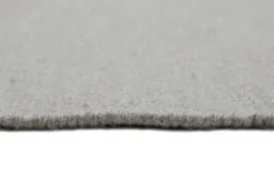 Esprit Kelim Teppich Grau aus Wolle