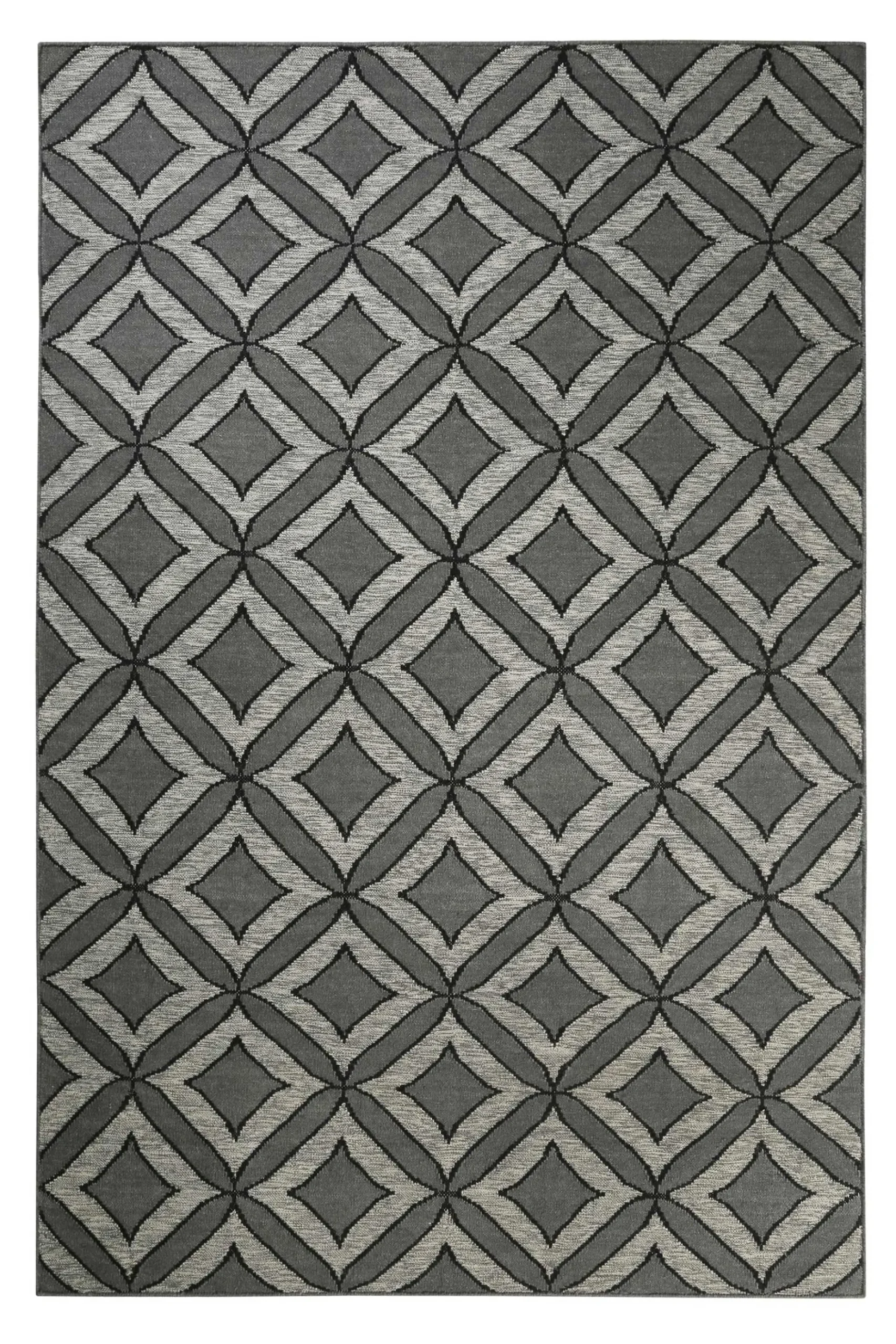 Esprit Kelim Teppich Grau aus Wolle "Kian"