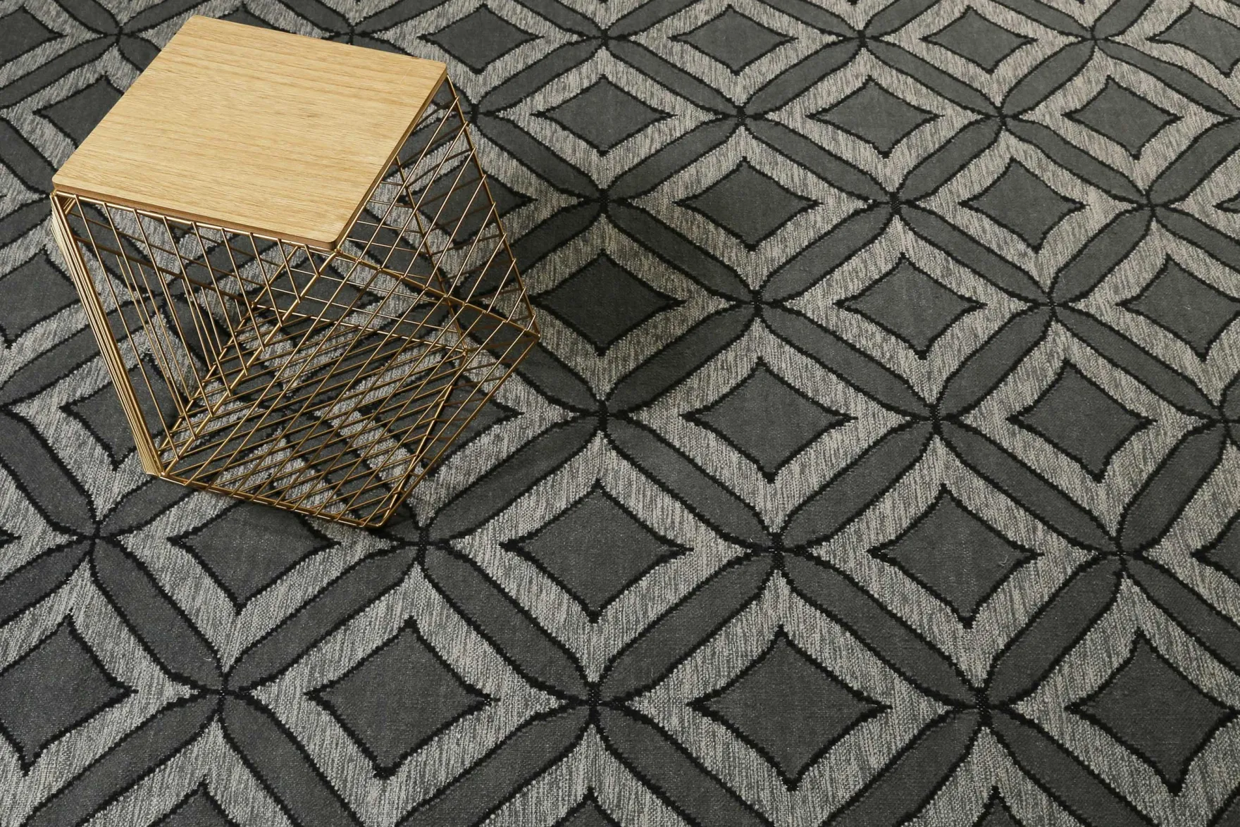 Esprit Kelim Teppich Grau aus Wolle "Kian"
