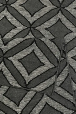 Esprit Kelim Teppich Grau aus Wolle