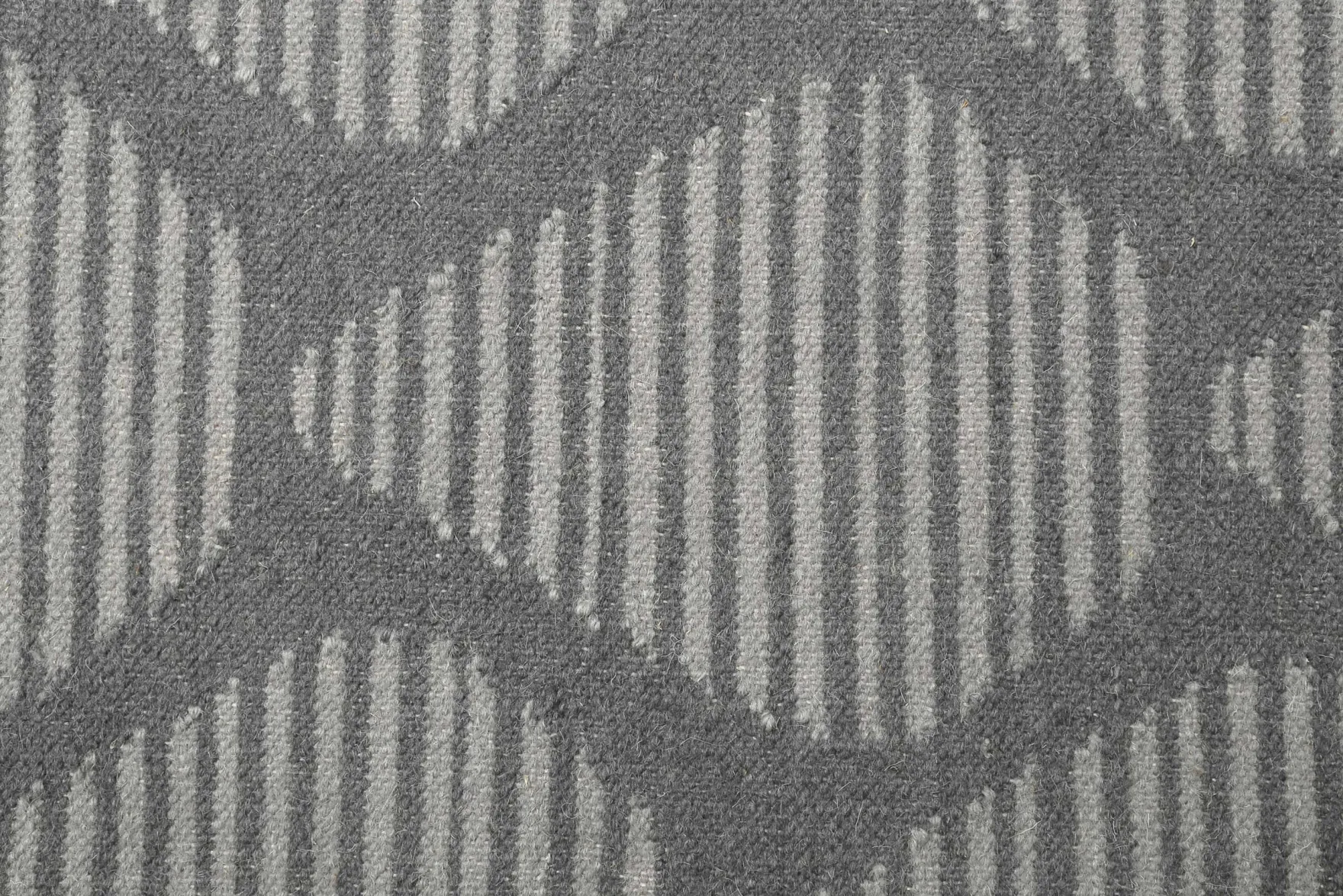 Esprit Kelim Teppich Grau aus Wolle "Rainns"
