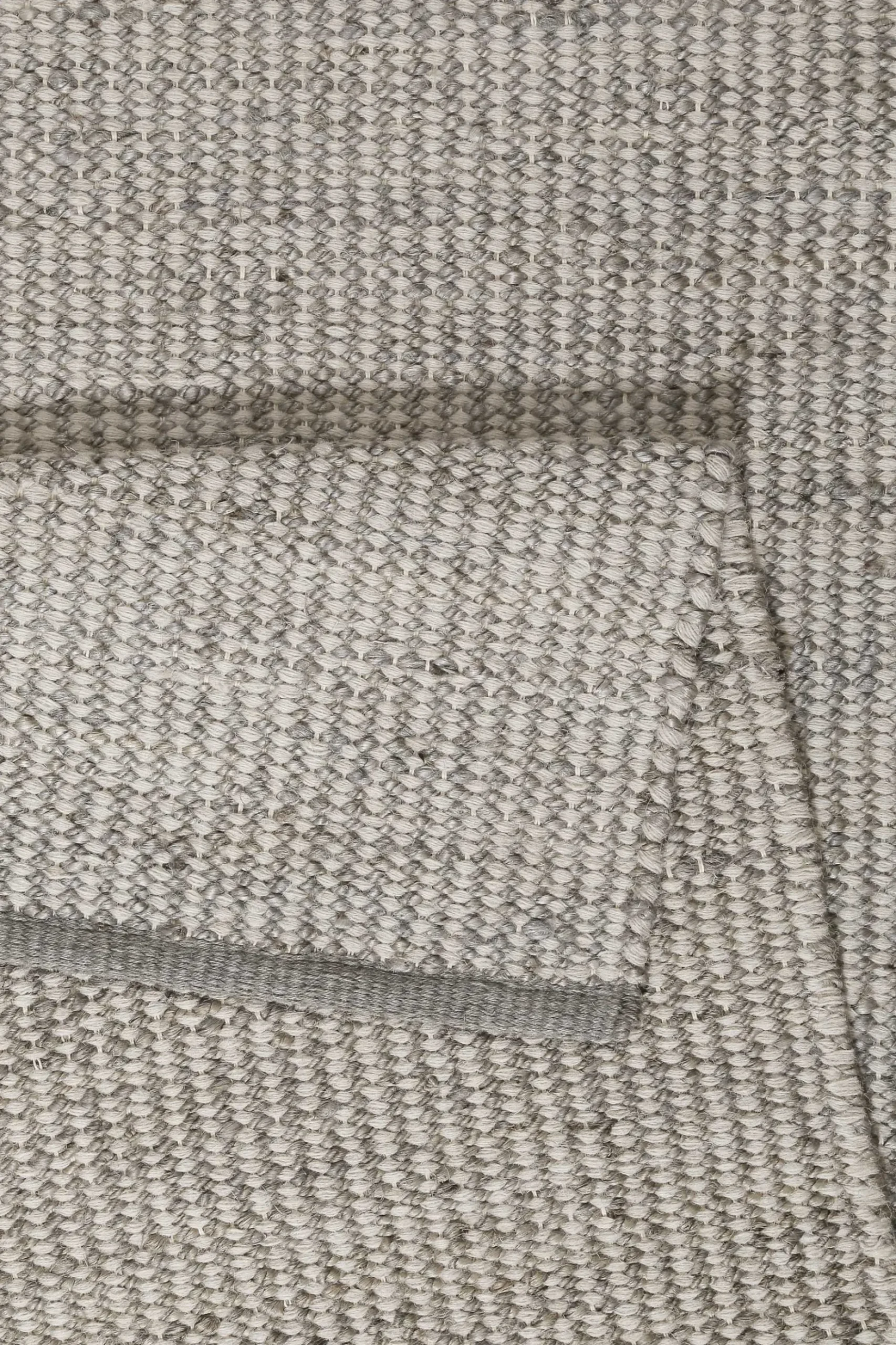 Esprit Kelim Teppich Grau Creme aus Jute & Wolle "Gobi"