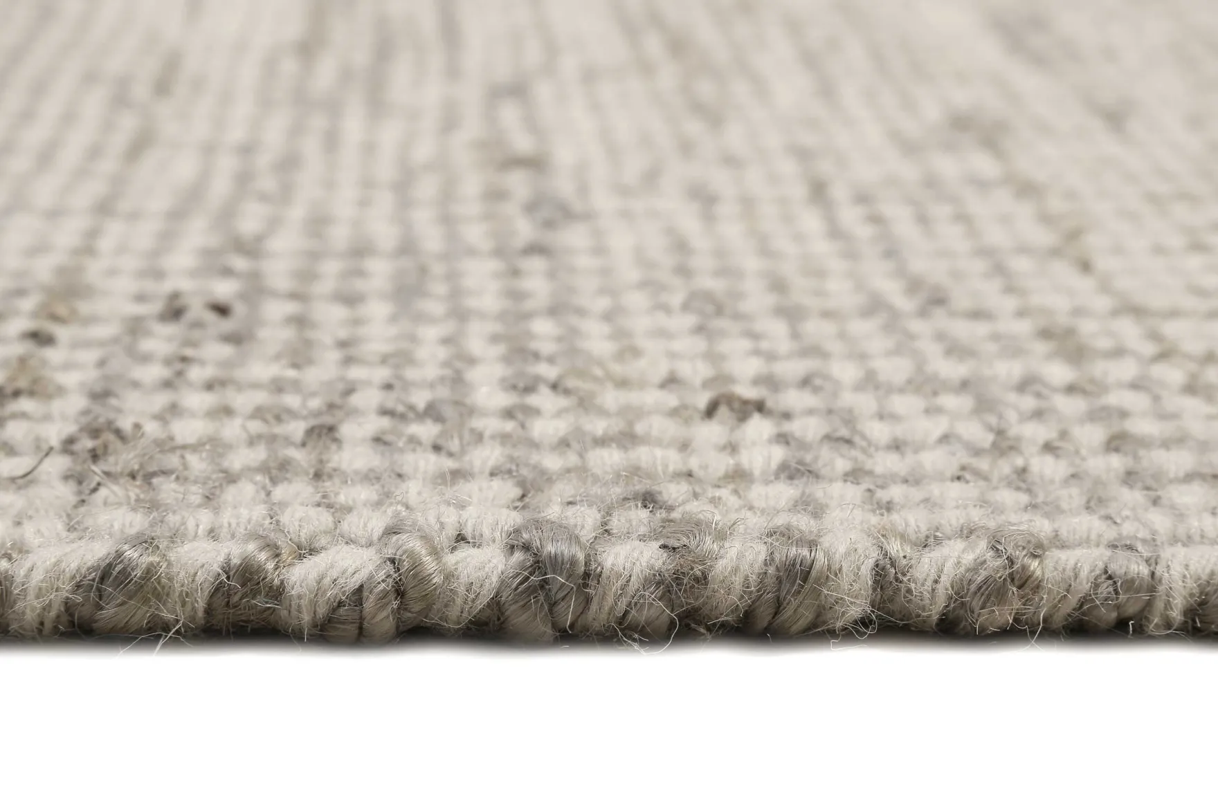 Esprit Kelim Teppich Grau Creme aus Jute & Wolle "Gobi"