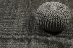 Esprit Kelim Teppich Grau Schwarz aus Jute & Wolle