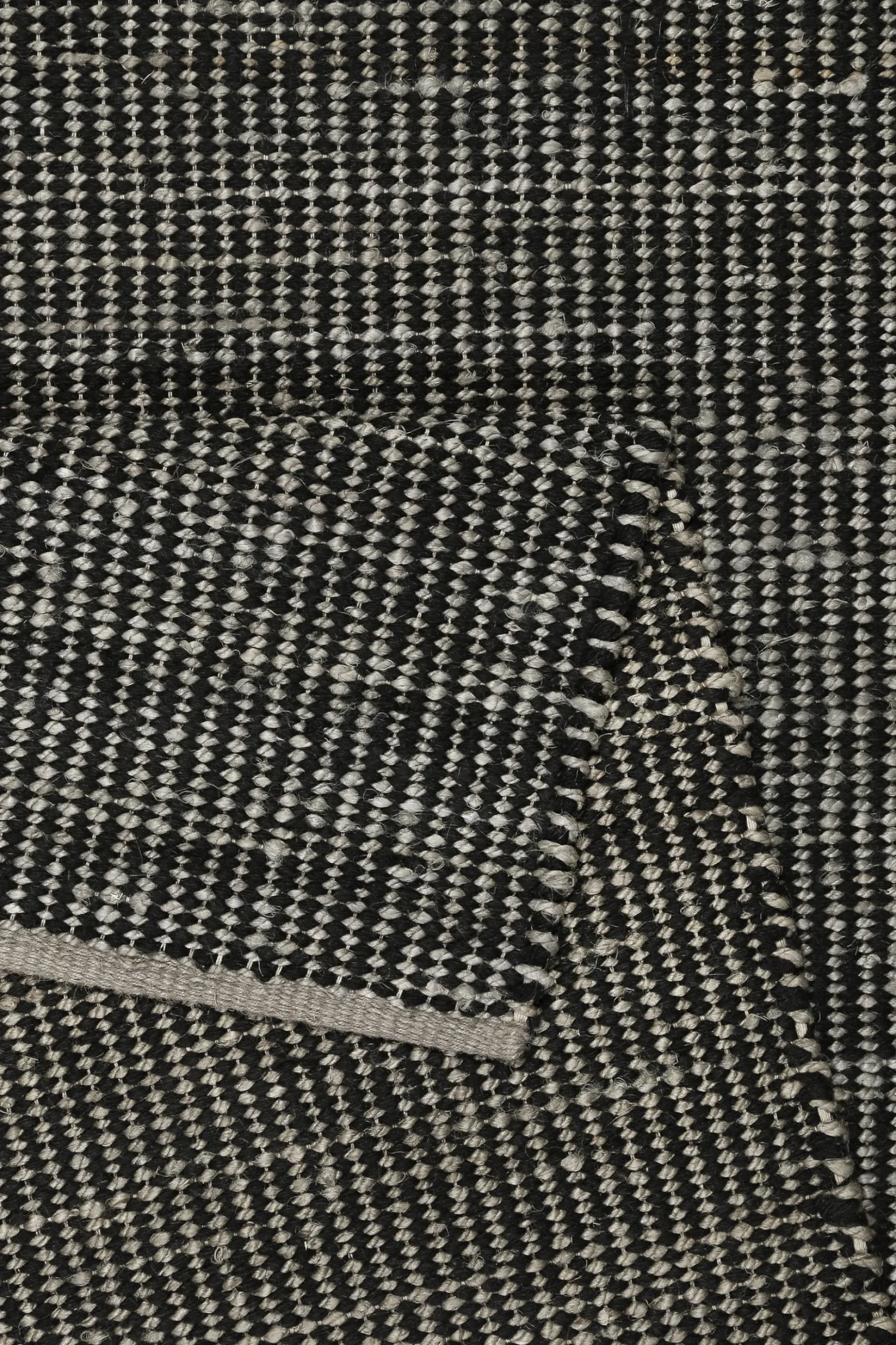 Esprit Kelim Teppich Grau Schwarz aus Jute & Wolle "Gobi"