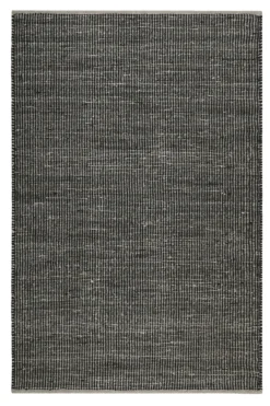 Esprit Kelim Teppich Grau Schwarz aus Jute & Wolle