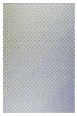 Esprit Kelim Teppich Grün Blau aus Wolle