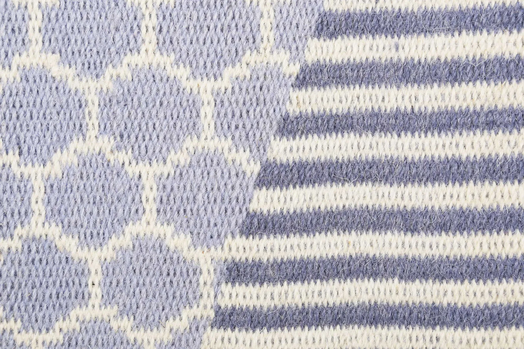 Esprit Kelim Teppich Hellblau aus Wolle "East Atlanta"