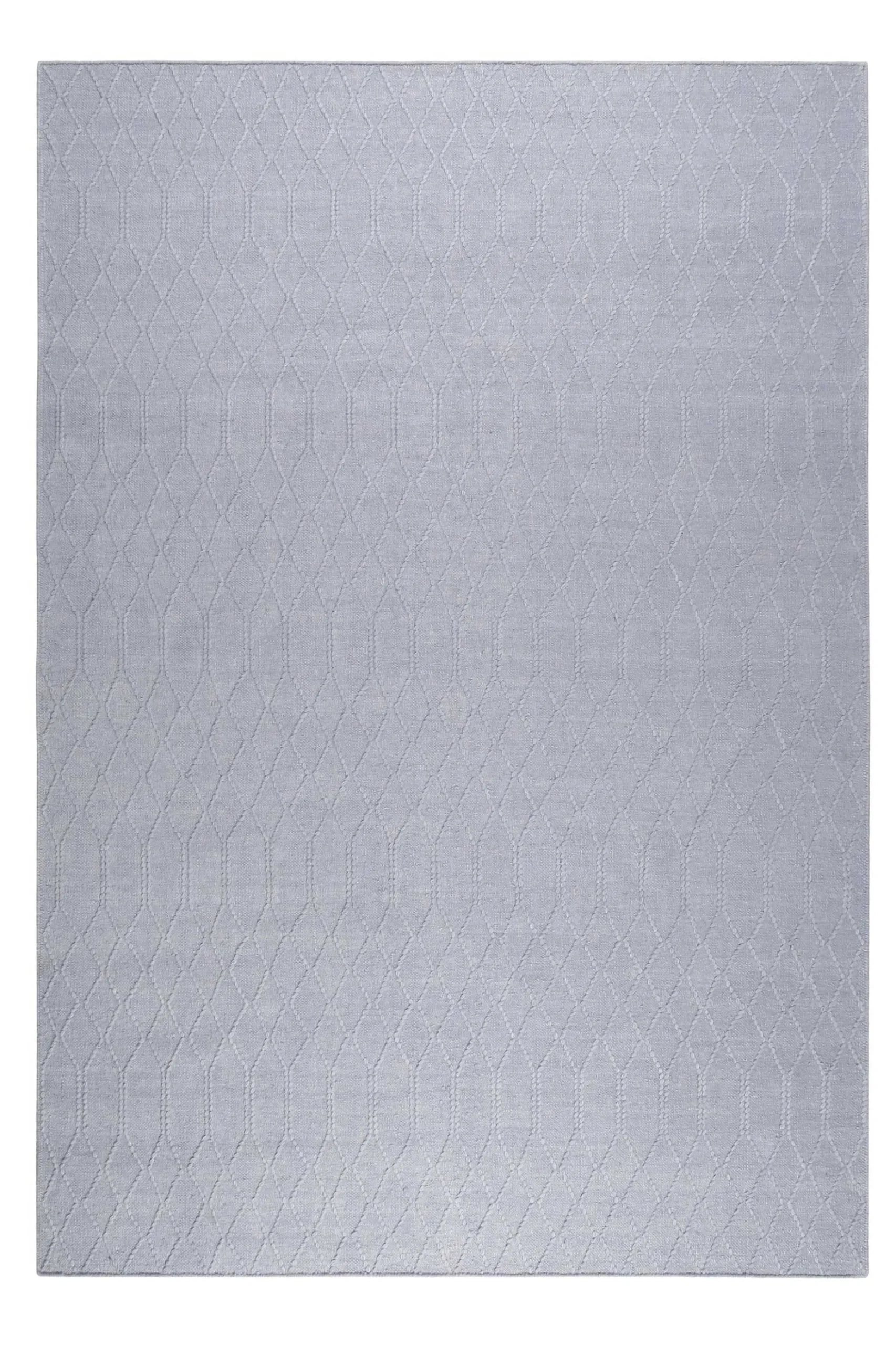 Esprit Kelim Teppich Hellblau aus Wolle "Lotte"
