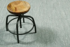 Esprit Kelim Teppich Mintgrün Beige aus Jute & Wolle