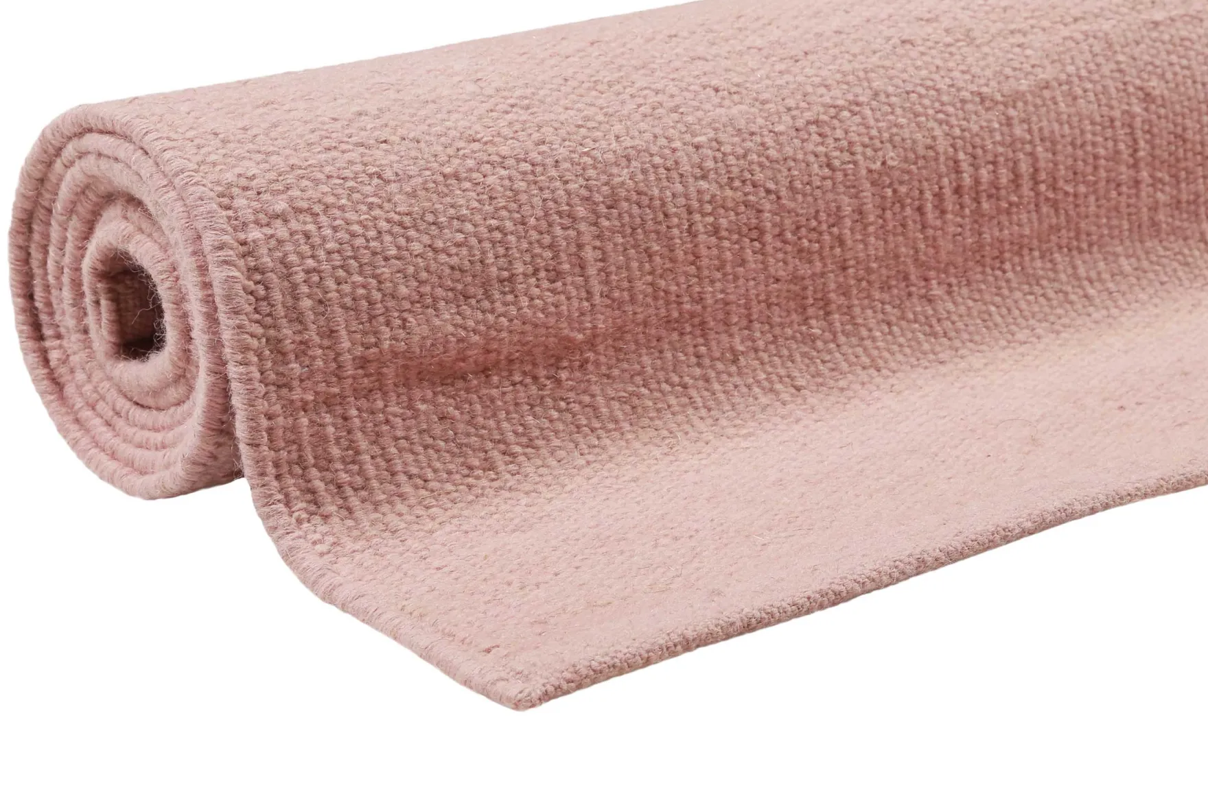 Esprit Kelim Teppich Rosa aus Wolle "Maya 2.0"