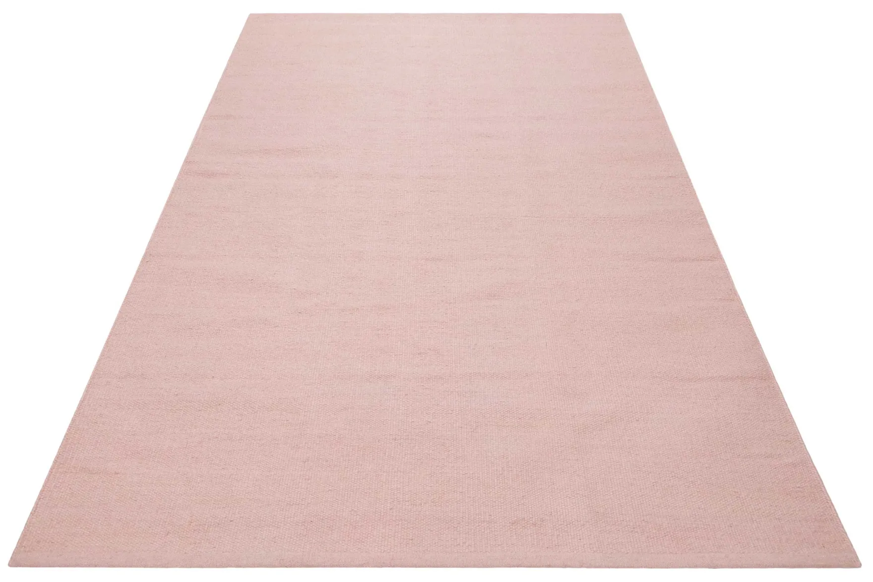 Esprit Kelim Teppich Rosa aus Wolle "Maya 2.0"