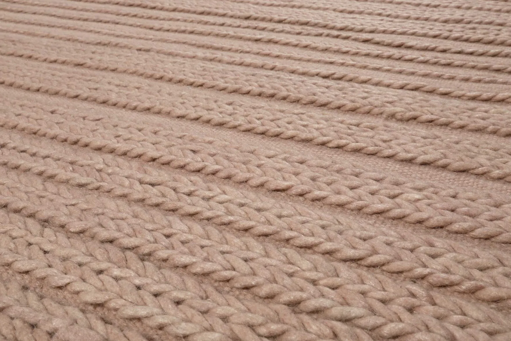 Esprit Kelim Teppich Rosa aus Wolle "Aurelia"