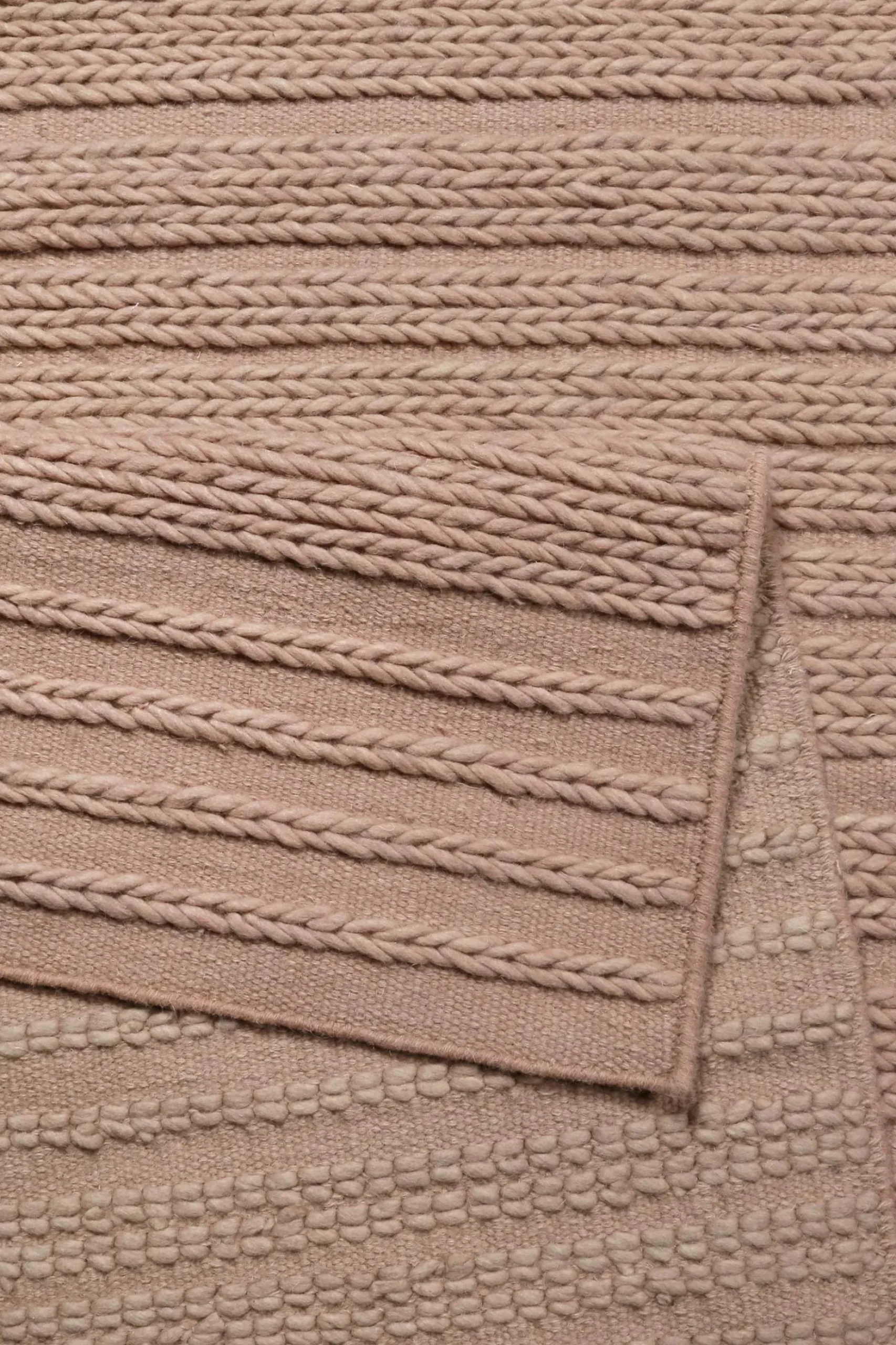 Esprit Kelim Teppich Rosa aus Wolle "Aurelia"