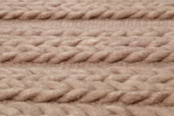 Esprit Kelim Teppich Rosa aus Wolle
