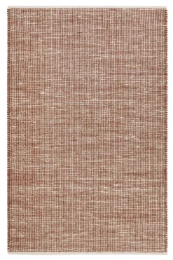 Esprit Kelim Teppich Rotbraun Beige aus Jute & Wolle