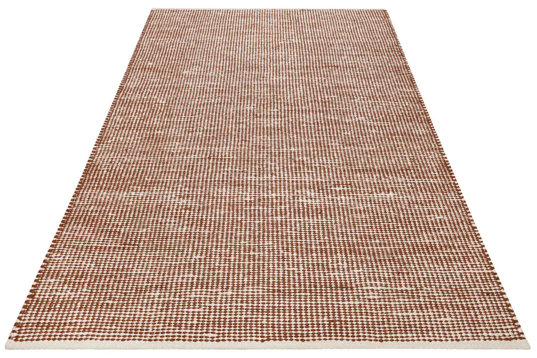 Esprit Kelim Teppich Rotbraun Beige aus Jute & Wolle "Gobi"