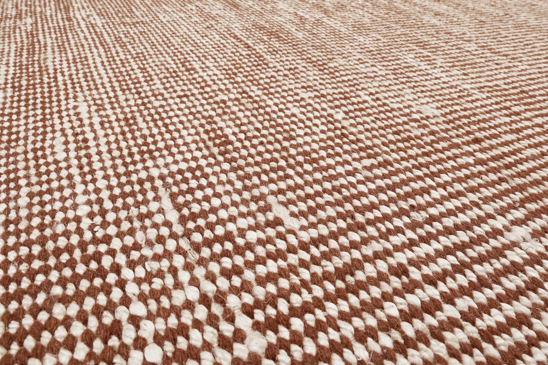 Esprit Kelim Teppich Rotbraun Beige aus Jute & Wolle "Gobi"