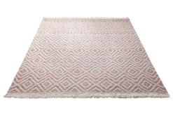 Esprit Kelim Teppich rot "Vector"