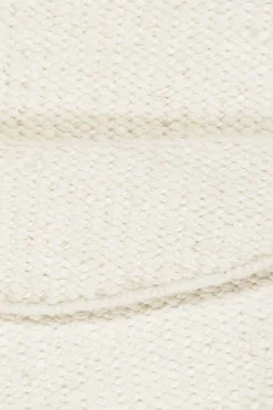 Esprit Kelim Teppich Rund Creme Weiß aus Jute & Wolle