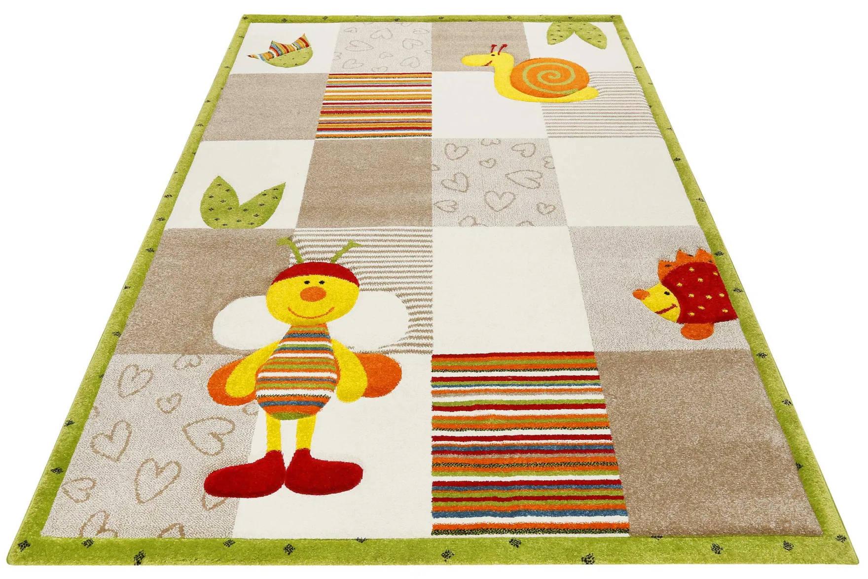 Esprit Kinderteppich Beige Bunt "Bee 2.0"