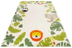 Esprit Kinderteppich Beige Grün