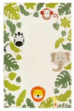 Esprit Kinderteppich Beige Grün