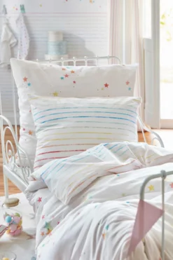 Esprit Kinderteppich beige rosa grau blau