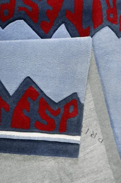 Esprit Kinderteppich Blau Grau 